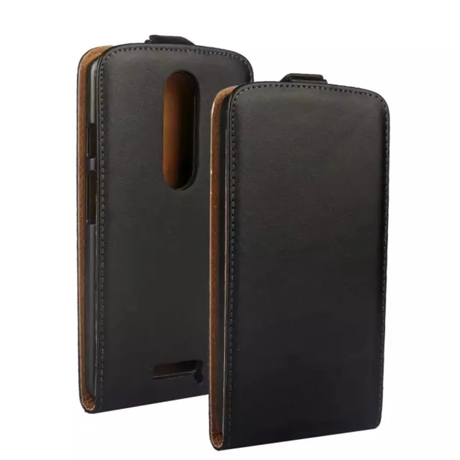 Ultra Thin Genuine Leather Mobile Phone Case Magnetic Buckle Vertical Mobilephone Cover Cellphone Accessories For Moto X Play