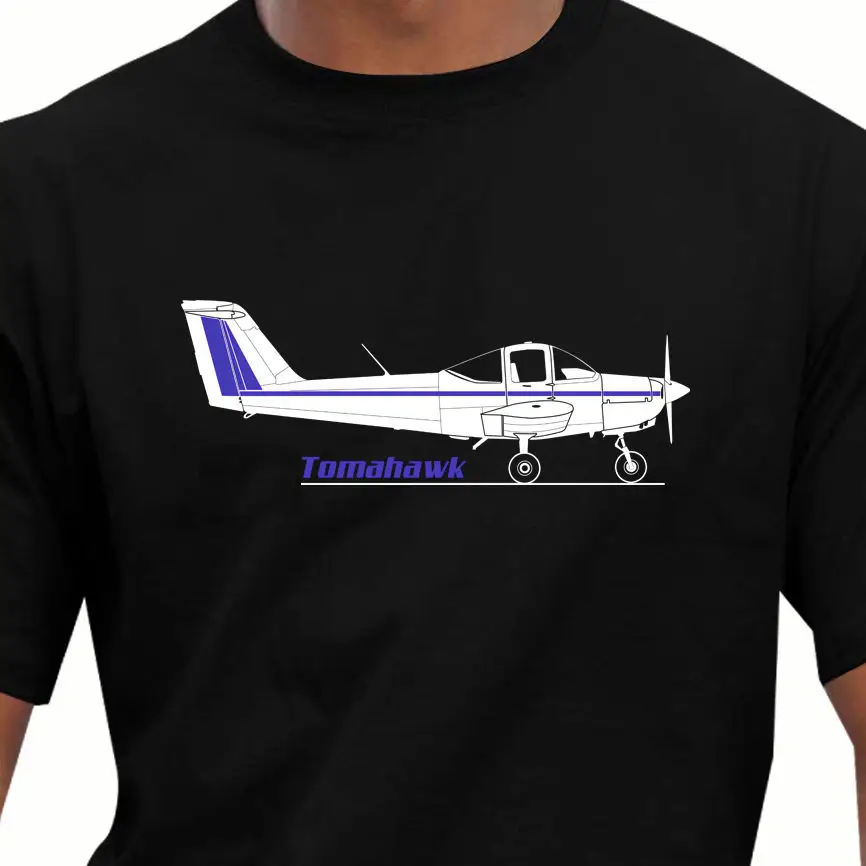 2019 Nuovi Uomini T-Shirt Cool O-Collo Top Aeroclassic Ppl Pilot Piper Pa38 Tomahawk Aereo Ispirato T Shirt Dress