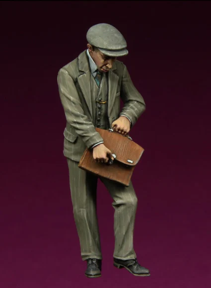 

[tuskmodel] 1 35 scale resin model figures kit WW2 European Civilians found