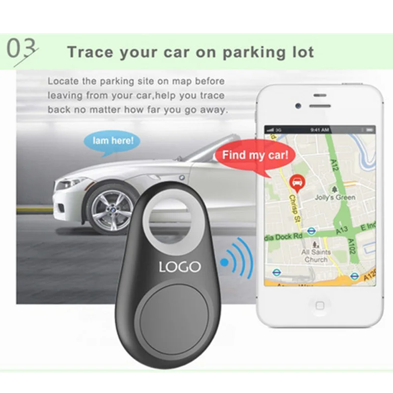 Smart Finder Bluetooth Tracker iTag Key Finder Kids Bag Wallet Smart