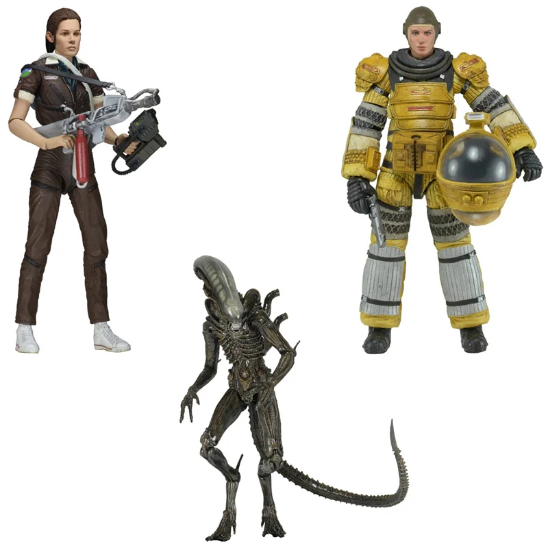 

New Sci-Fi Terror Movie Aliens Isolation Amanda Ripley Compression Suit Jump Suit Xenomorph Original NECA 7" Action Figure