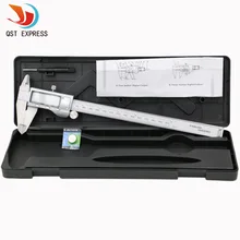 Buy High quality 8″ 200mm Digital Caliper Stainless Steel Digital LCD Caliper Vernier Caliper Shipping with Retail Box