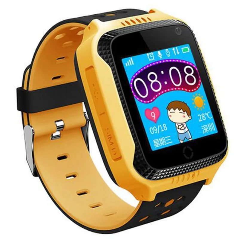 

Kids Smart Watch GPS Positioning LED Flash Light Step Record Alarm Clock Watch for Children IJS998
