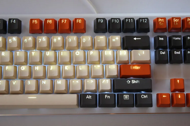 108-key OEM Carbon Keycaps PBT Double Shot для Cherry MX переключатели механических клавиатуры