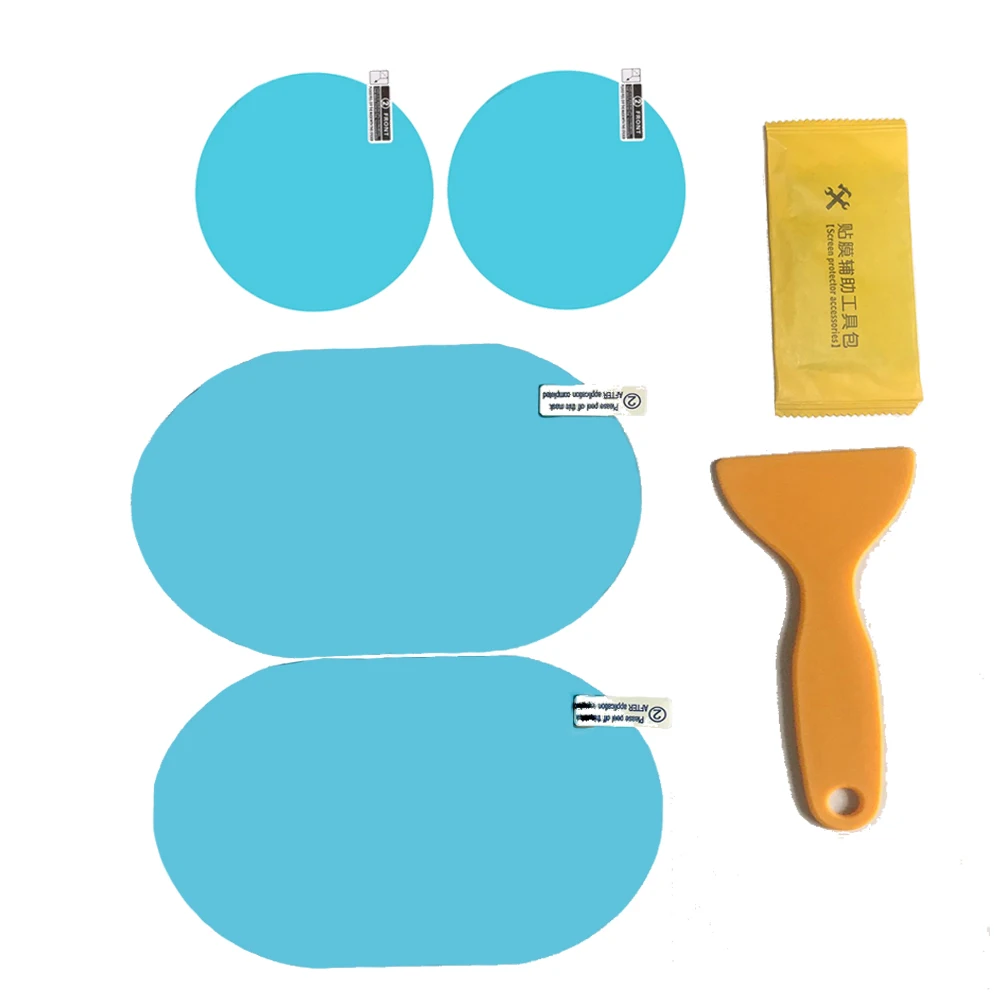 

2PCS/pair Car Mirror Window Clear Film Anti Dazzle Car Rearview Mirror Protective Film Waterproof Rainproof Anti Fog Car Sticker