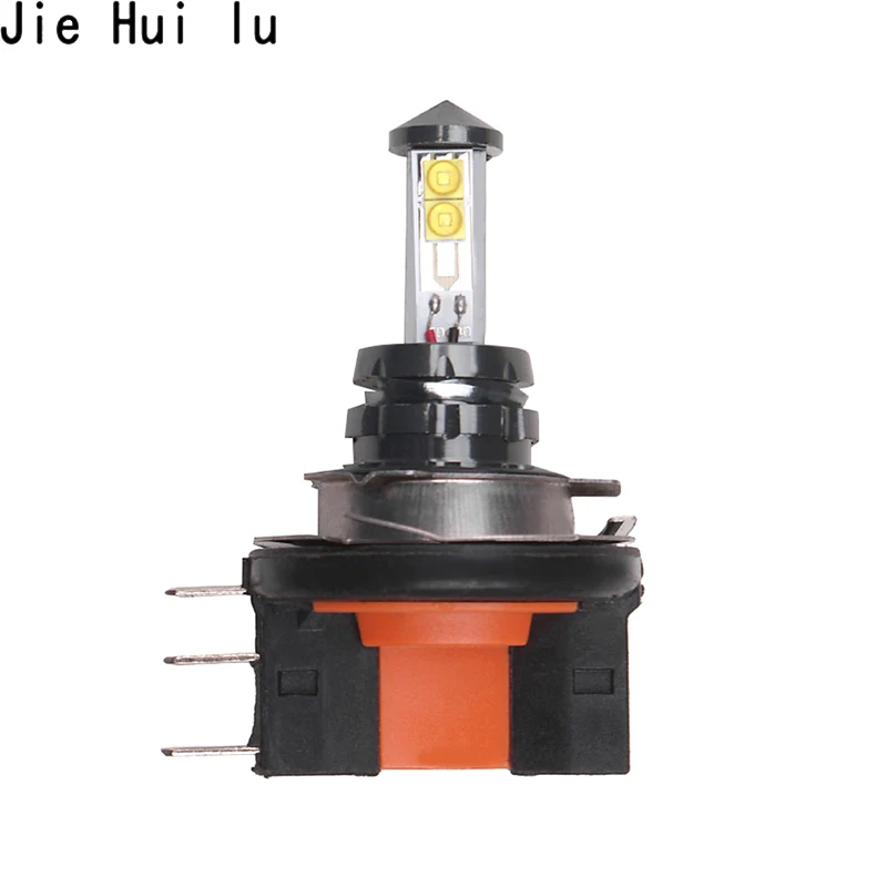 

2Pcs 20W H15 LED Bulb 4 SMD Car Fog Light DC 12V 360 Degree White Auto Headlight 6000K Lamps