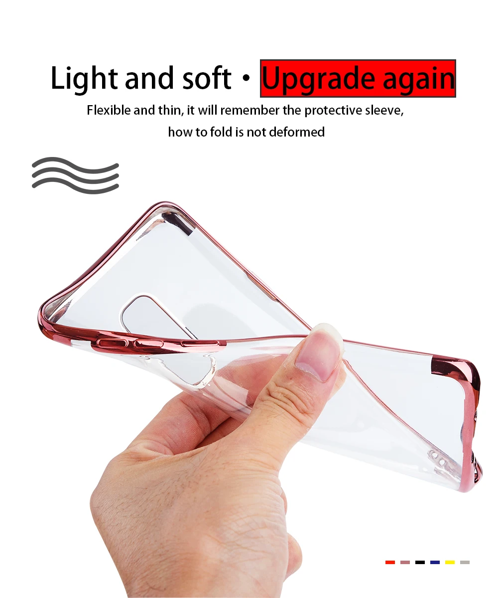 Ascromy For Galaxy S9 Plus Case Plating Frame Bumper Soft Cover For Samsung S8 J3 J5 2018 J7 A3 A5 2017 A7 A6 Note 9 Accessories (13)