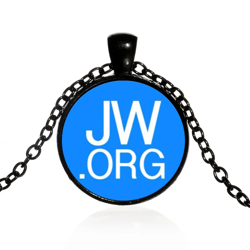 

Jw.ORG Time gem Alloy glass pendant necklace Fashion hanging accessories Creative gift for kids