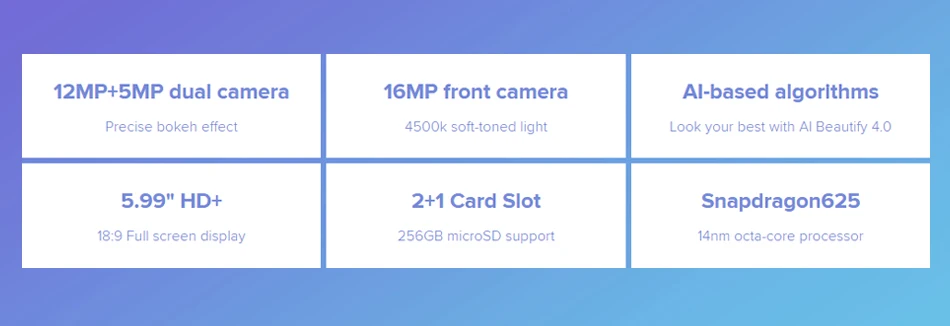 Global Version Xiaomi Redmi S2 3GB 32GB Snapdragon 625 Octa Core 5.99 189 Full Screen Fingerprint Smartphone AI Dual Camera-22