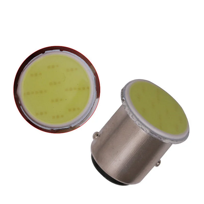 Ba15s Cob P21w светодиодный 12 SMD 1156 12V 1157 лампы для внутреннего освещения 1073 парковочный