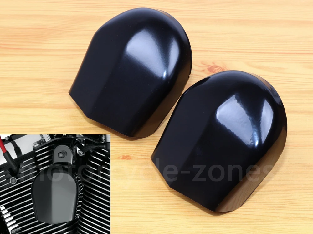 

Black Motorcycle Horn Cover Kit For Harley Touring Electra Road Glide FLHT Road King FLHR 1993 - 2017 2014 2015 2016