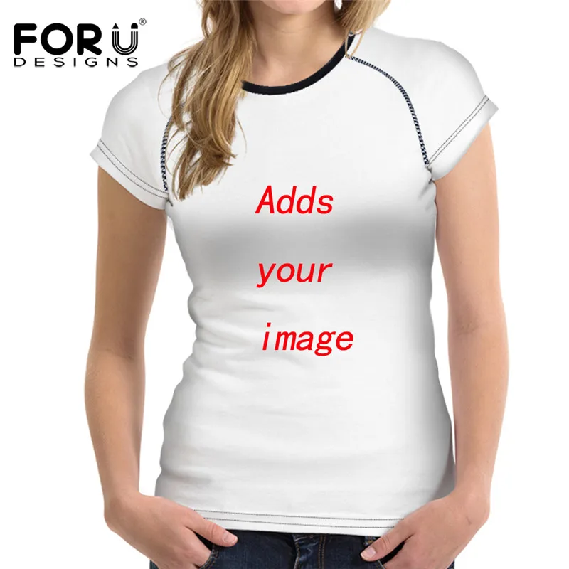 FORUDESIGNS/Синяя Женская футболка с 3D принтом лошади, женские топы с круглым вырезом, дышащие повседневные женские футболки, топы для фитнеса