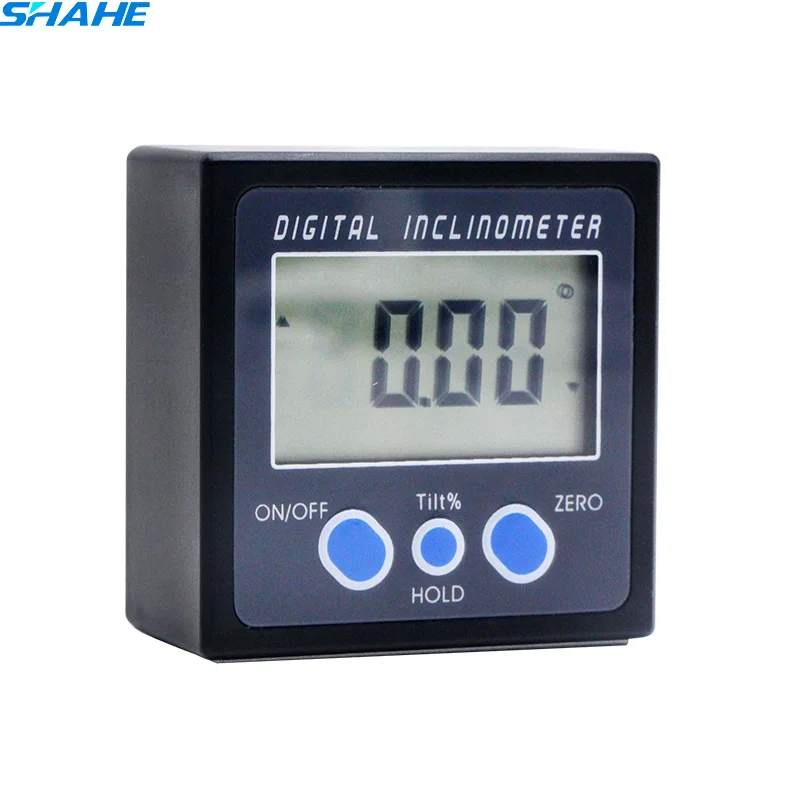  Digital Bevel box Mini Digital Protractor Angle Meter Level Gauge Magnetic Base Digital Plastic Inc