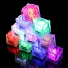 ZLJQ 2 uds luminosa cubos de hielo Flash Led de hielo taza Sensor de luz para Bar para fiestas de boda Club Champagne Torre decoración de vacaciones ► Foto 2/6