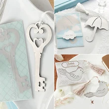 Красивое кольцо зонтик ключ птица металлическая Закладка фестиваль Свадебная вечеринка Рождественский подарок