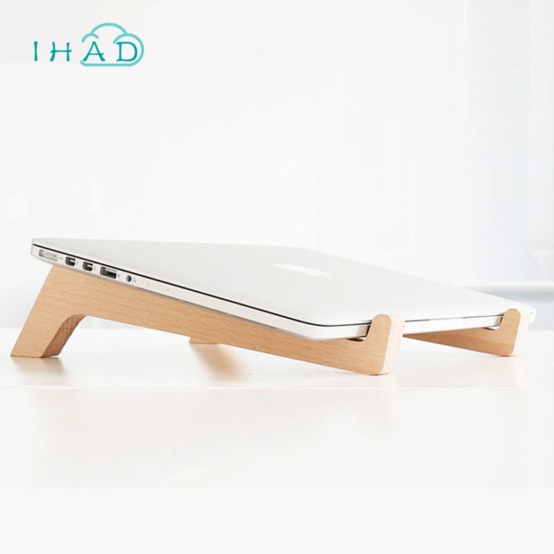 DIY Wood cooling rack Laptop Increase holder Portable Laptop Stand