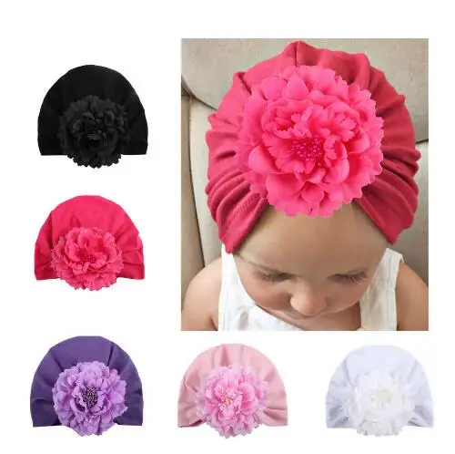 

2017 New 10pcs/lot newborn photography props Bohemia Style Bohemian Daisy Flower Baby Bowknot Hat Cute Crochet Beanie India Cap