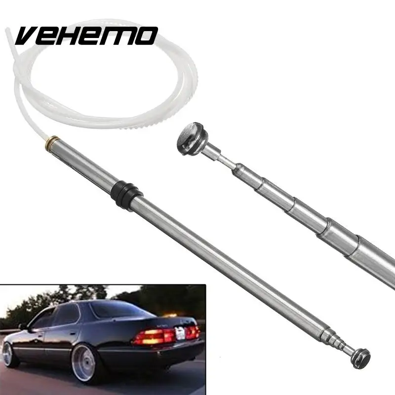 VEHEMO Telescopic Car Radio Signal Antenna Mast For Benz W140 W124 W202