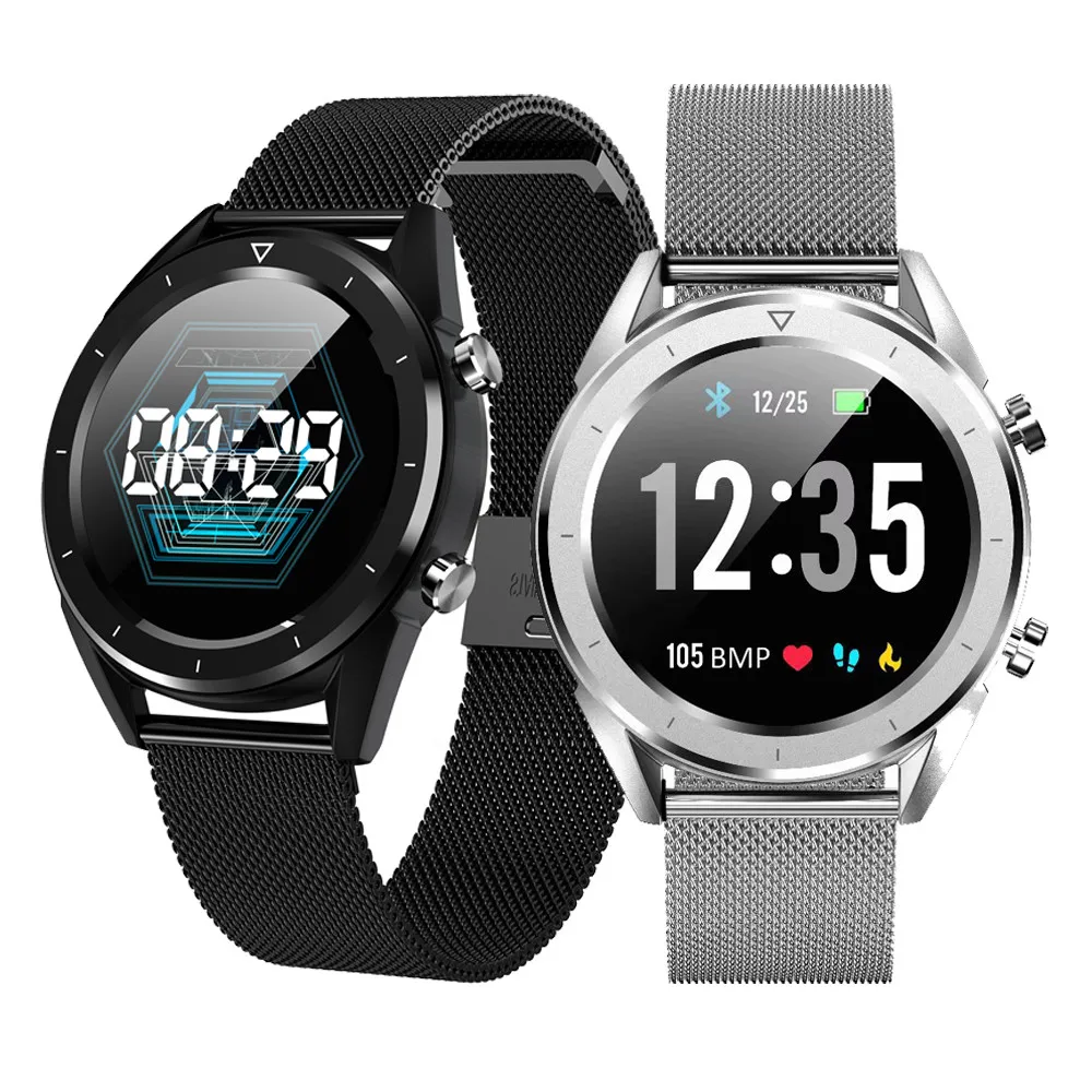 

NO.1 DT28 Smart Watch 1.54" NRF52832 64KB 512KB Heart Rate Monitor Step Count Sedentary Reminder IP68 Waterproof Smartwatches