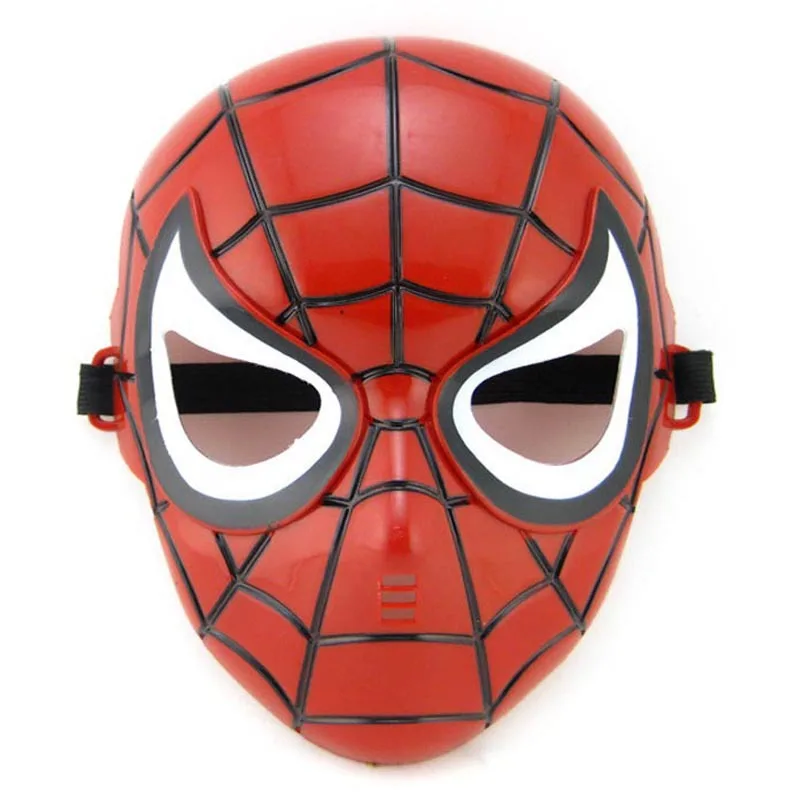 Супергерой на Хэллоуин, Халк, американский капитан, Железный человек, Человек-паук, Звездные войны, Дарт Вейдер, маска, Бэтмен, Мультяшные Вечерние Маски, детские игрушки - Цвет: Spiderman