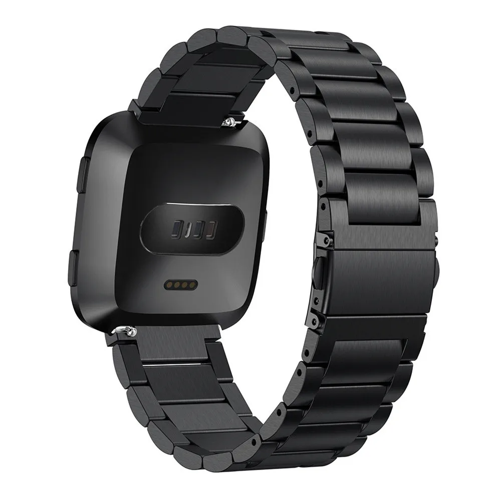 Металлический ремешок для Fitbit Versa ремешок Безвинтовой браслет из нержавеющей стали для Fitbit Versa браслеты заменить аксессуары