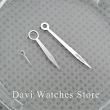 Светящиеся стрелки для часов серебро/розовое золото цвет подходит ETA 6497,6498 Морская Чайка ST36 движение