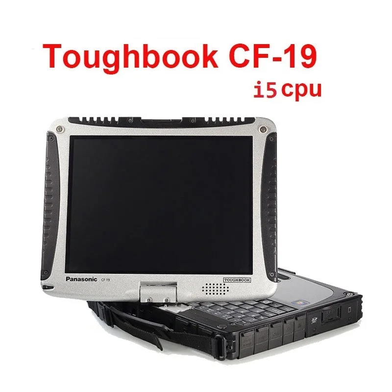 

good cpu I5 CF19 laptop for obd 2 scanner tool mb star c4 c5 c3 software 2018.12 HDD SSD for icom tool use CF19 touch screen PC