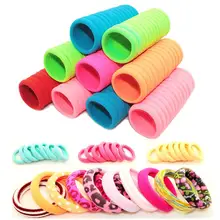 40pcs/lot 2-3cm Hair Accessories Scrunchy Elastic Hair Bands baby Girls decorations Headdress acessorios Gum for hair ties