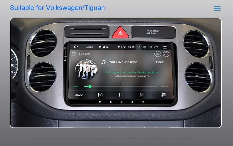 Excellent Isudar Car Multimedia Player GPS Android 9 For VW/Golf/Tiguan/Skoda/Fabia/Rapid/Seat/Leon 8 Core RAM 4GB DSP Auto Radio 1 Din FM 6