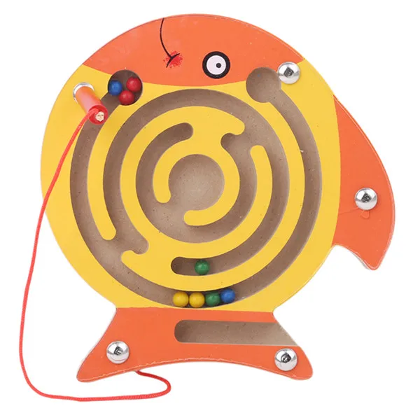 

Kids Wooden Puzzle Magnetic Maze Intellectual Jigsaw Board Toy Development Brain Teaser Maze Toy For Kids Gift