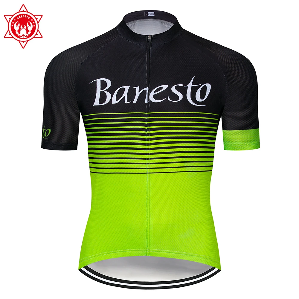 Banesto Quick Dry Ciclismo Jersey de verano de manga corta MTB Ciclismo Ropa Maillot Ciclismo carretera Ropa|Conjuntos ciclismo| - AliExpress