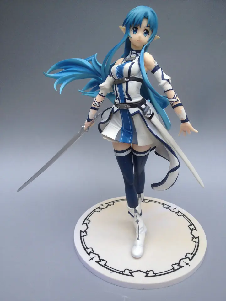 bulkcargo Anime Sword Art Online Figure 2 SAO ALO Figure Asuna FIghting 150MM PVC Action Figure Doll Toys for christmas