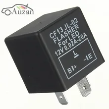 Universial 3 Pin Electronic Flasher Relay Module CF13 Fix LED Turn Signal Light Motorcycle Error Fast Flasher
