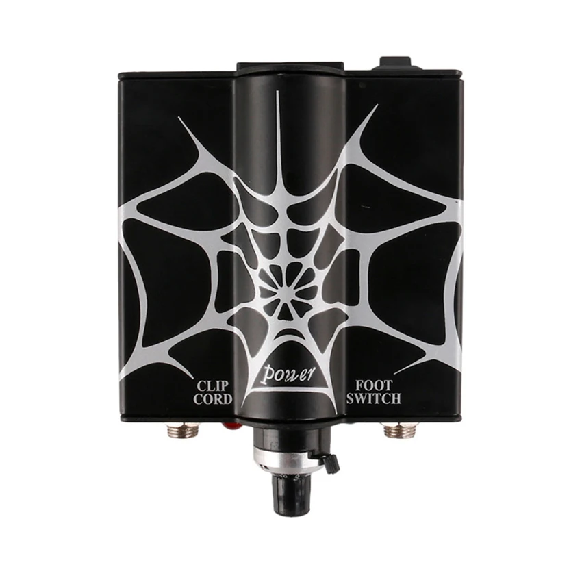 

Permanent Makeup Power Supply Spider Web Double Wave Microblading Body Art for Tattoo Shader Liner Machine Gun Foot Pedal Tools