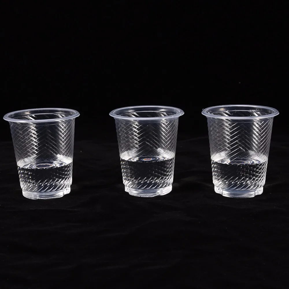 W 50pcs Clear Plastic Disposable Drink Cups New Bulk Wholesalein