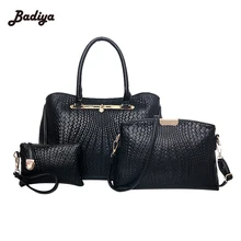 De gran Capacidad de la bolsa de Mensajero Del Bolso Nueva Llegada de Las Mujeres Elegantes Compuestas Bolsas Y Embragues Set de Lujo De Estilo Europeo Bolsos de Las Señoras