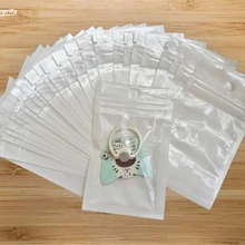 Цельность 1000 шт/партия 7,5*12 см прозрачный жемчужный белый пластиковый мешок для хранения жемчужный Flm пластиковый пакет Полиэтиленовая упаковка для Gifs аксессуары