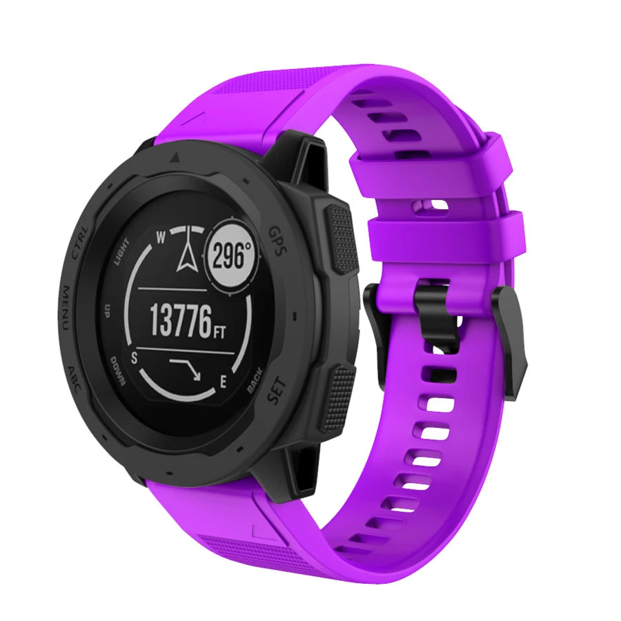 26 мм 22 мм силиконовый ремешок для часов Ремешок для Garmin Fenix 5X Fenix3 3HR Fenix 5 Plus S60 MK1 часы Easyfit Сменные Ремешки для наручных часов