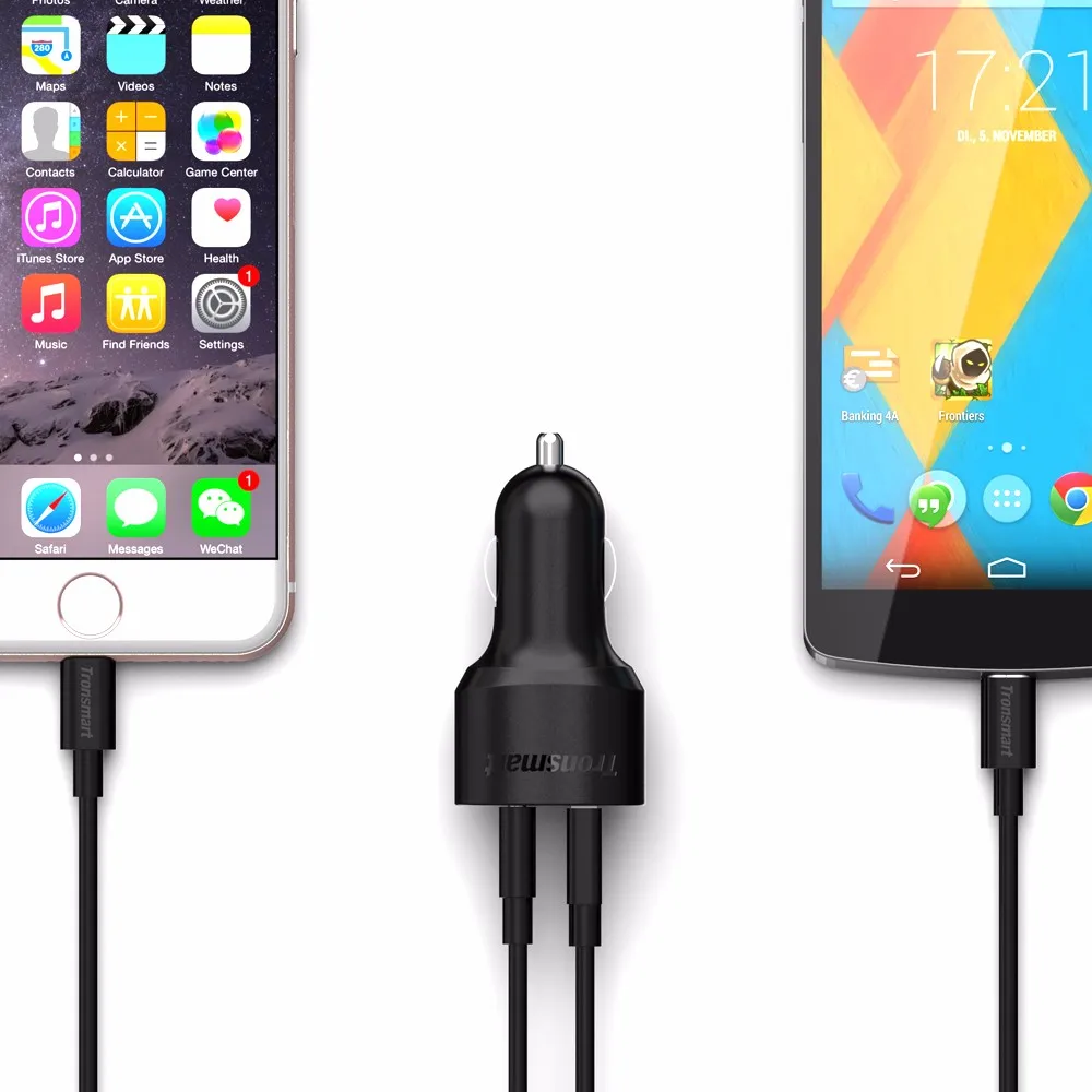 Quick Charge 3.0 Car Charger Tronsmart C2PTU QC3.0 & 2.0 (5)