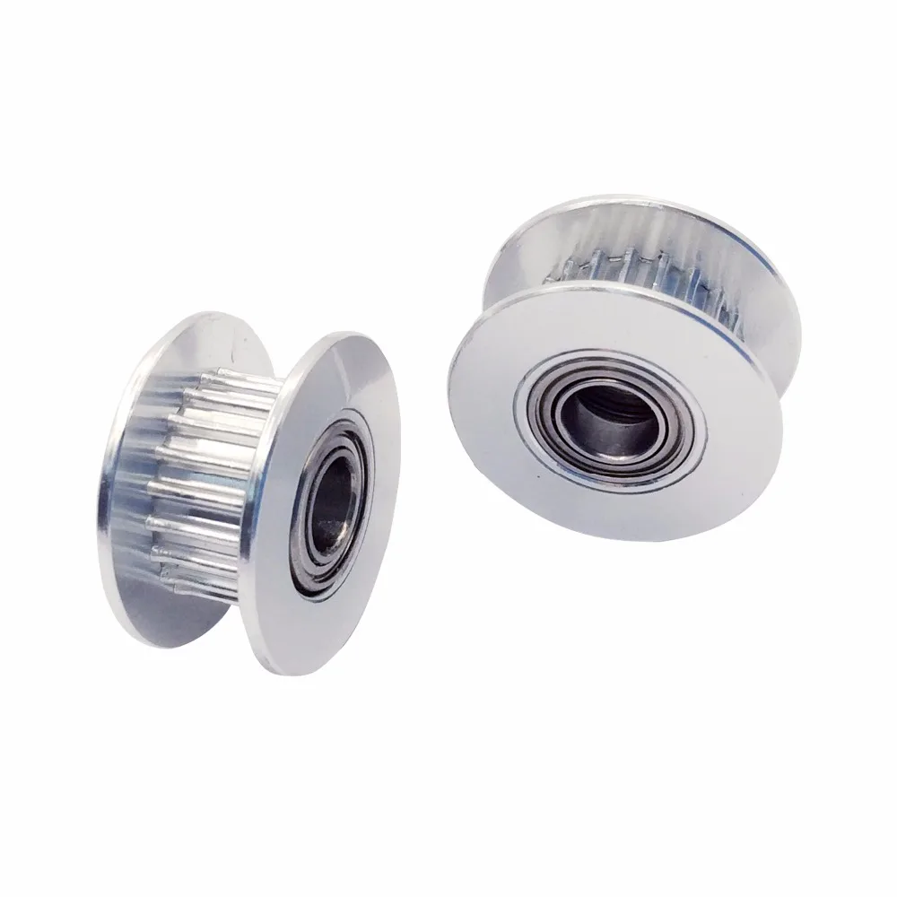 

GT2 Timing Belt Idler Pulley with 20 Teeth Hole Diameter 3mm 5mm Teeth Width 6.5mm Pitch 2mm Fit for 2GT-6 Timing Belt 2pcs 5pcs