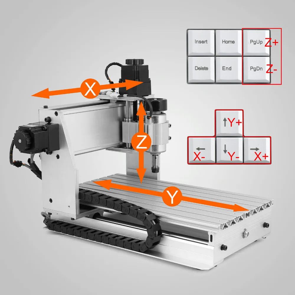 Высокая 3 оси 3040 ЧПУ гравер гравировальный Обновленный новый CNC 3040 T Маршрутизатор гравер/Гравировальный сверлильный и фрезерный станок