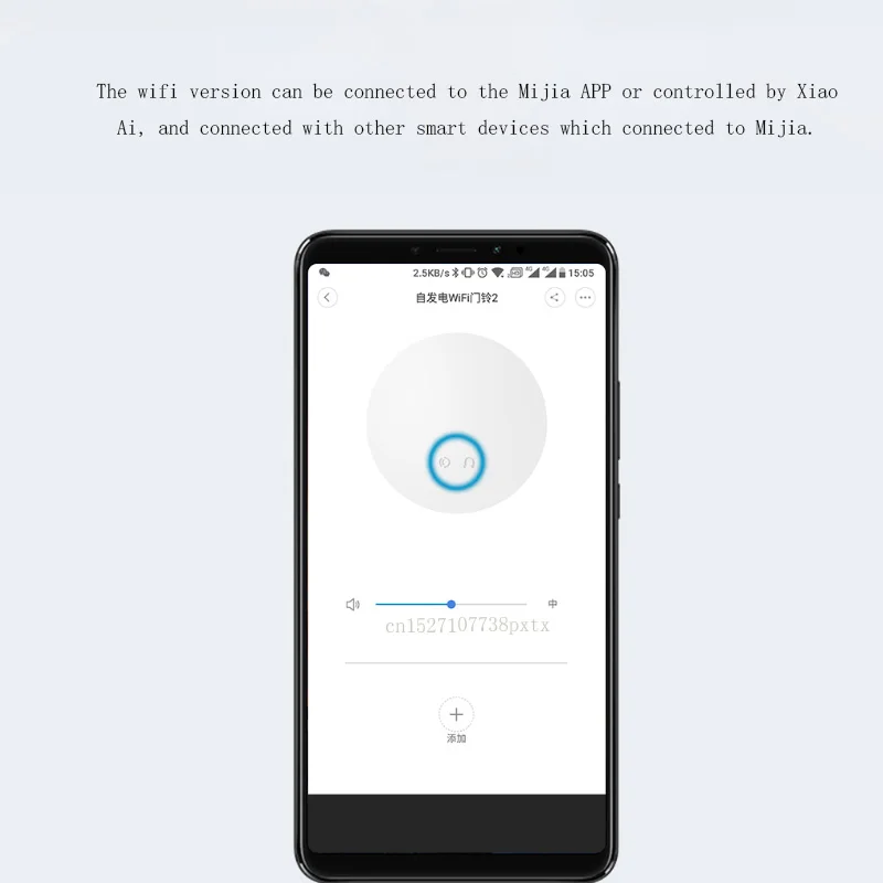 Xiaomi Linptech самогенерирующий беспроводной дверной звонок без батареи без проводки отключение памяти Регулируемая громкость работа с приложением Mihome