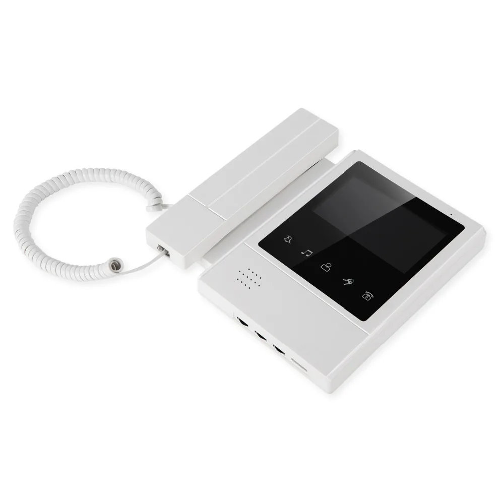 SmartYIBA видеодомофон 4,3 дюймов цветной TFT монитор Проводная система видеодомофона дверной звонок Домофон монитор