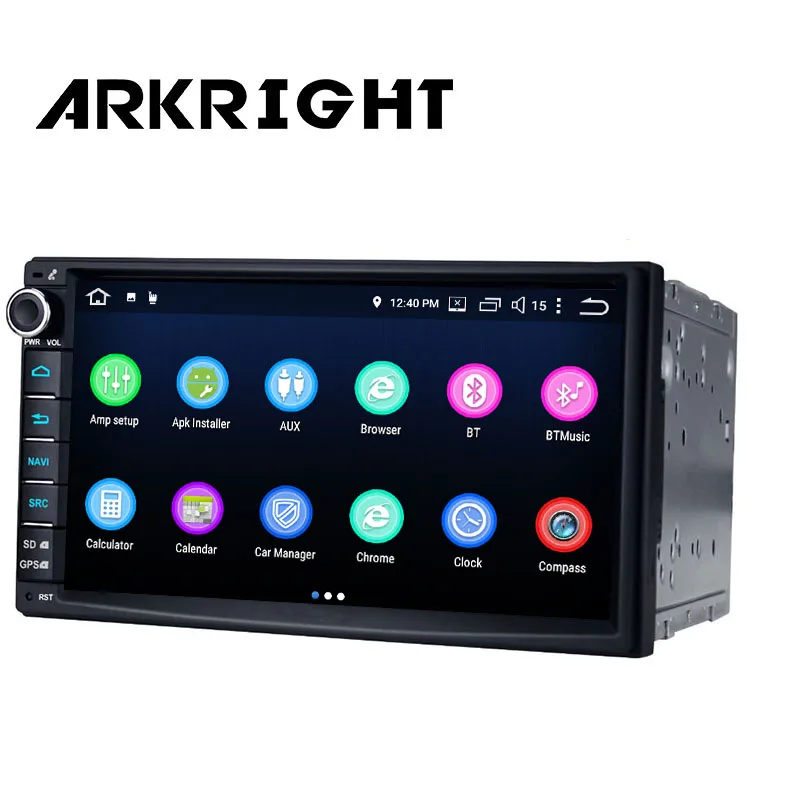 Perfect ARKRIGHT 7" Android 8.1 4GB 64GB Universal Car Radio Audio Stereo HD GPS Navigation Head Unit DVR OBD Multimedia Player DSP 4G 5