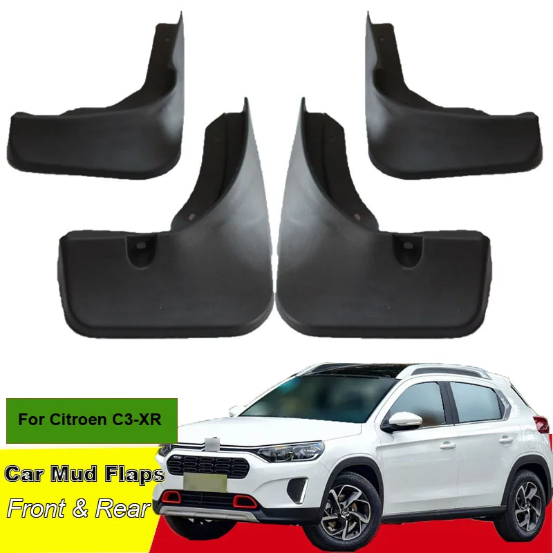 

Tommia For Citroen C3-XR Car Mud Flaps Splash Guard Mudguard Mudflaps 4pcs ABS Front & Rear Fender