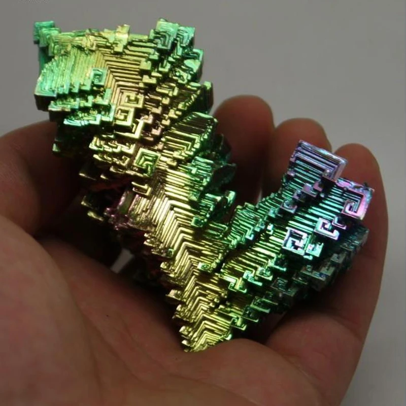 Кристаллы радужного висмута 20 г/50 г металлический минеральный образец