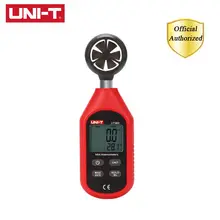 UNI-T UT363 ручной анемометр Мини цифровой измеритель скорости ветра Измеритель Температуры скорость воздушного потока измеритель скорости ветра с ЖК-подсветкой