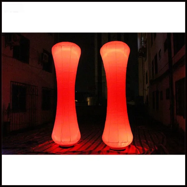 

Free shipment 3m height wedding inflatable pillar