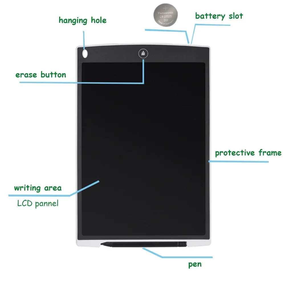 NEWYES ультратонкий 12 &quotРозовый цифровой ЖК блокнот eWriter планшет электронный