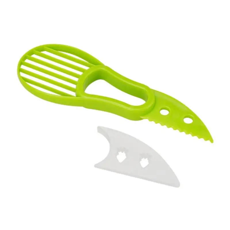 3-в-1 авокадо тесак нож для чистки фруктов резак целлюлозно-сепаратор для Ши нож для удаления сердцевины и нарезания масло резка легко Применение Кухня фруктов и овощей
